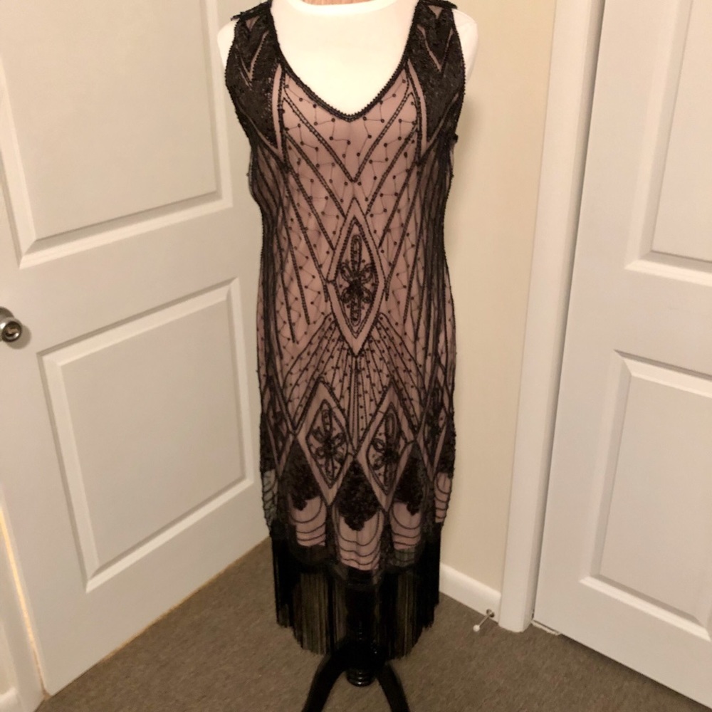 1920’s Style Beaded Dress with Fringe